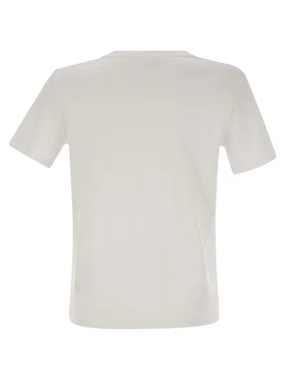 S Max Mara ' Quieto - Jersey T-shirt With Print In White