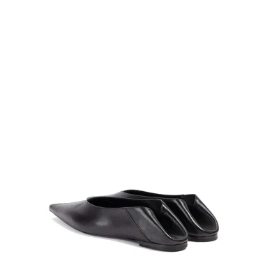 Saint Laurent Carolyn Nappa Ballerina Flats Women In Black