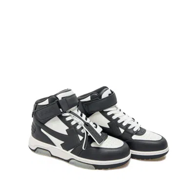 Off-white Out Of Office "ooo" High-top Sneakers In Black