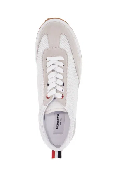 Thom Browne Tech Runner Sneakers In White