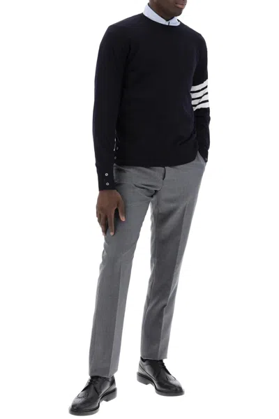 Thom Browne Midnight Blue Wool Sweater In Blue