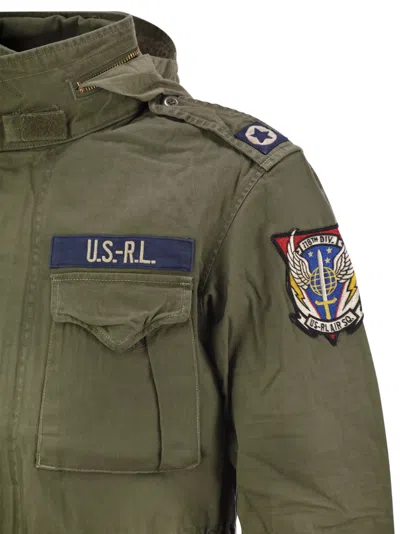 Shop Polo Ralph Lauren The Iconic Military Jacket With Logo