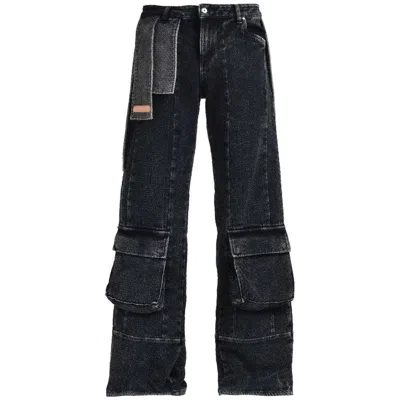 Pdf Bouclé Wide-leg Jeans In Blue