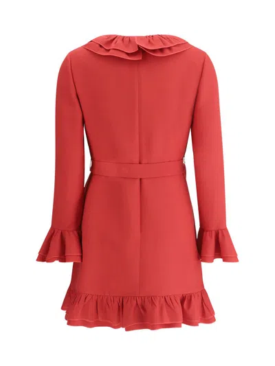 Valentino Mini Dress In Red