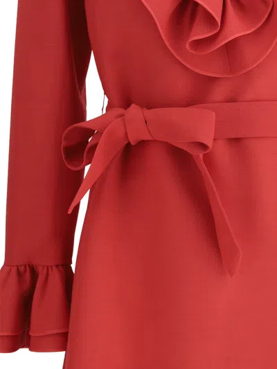 Valentino Mini Dress In Red