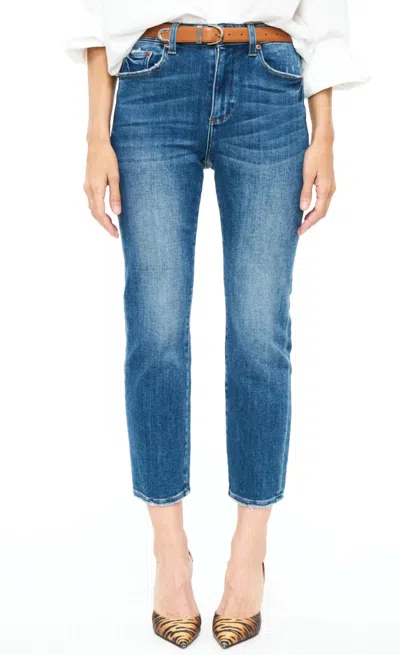 Pistola Monroe High Waist Crop Cigarette Jeans In Multi