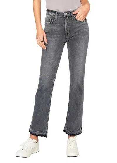 Noend Farrah Mid Rise Kick Flare Jeans In Philly In Multi