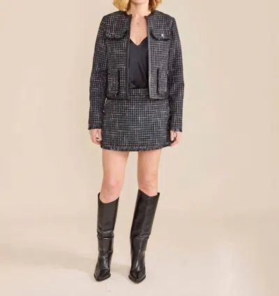 S'edge Coco Jacket In Sparkle In Multi