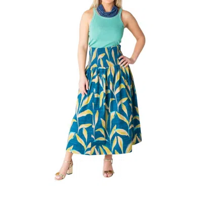 Holly Shae Design Betsy Midi Dress In Leaf In Green