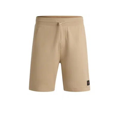 Hugo Boss Hugo Diz Gel Jersey Shorts Beige In Beige