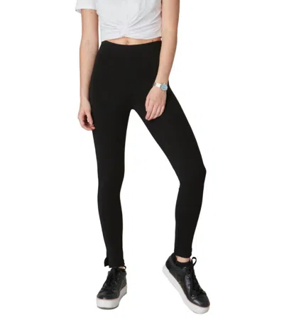 Lola Jeans Anna Ponte Legging In Black In Black