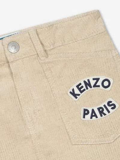 Kenzo Belt-loop Skirt In Ivory