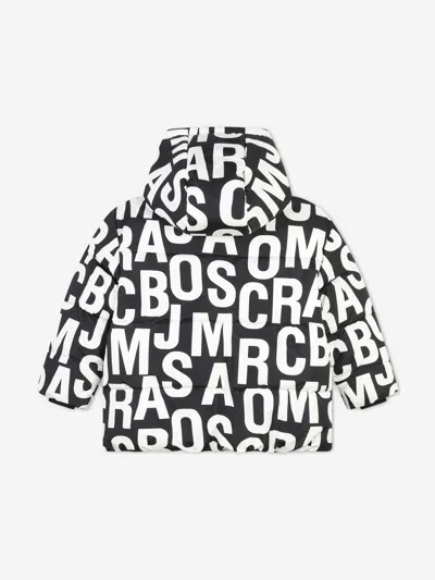 Marc Jacobs Kids Logo Puffer Jacket In Black