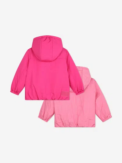 Marc Jacobs Reversible Puffer Jacket In Pink