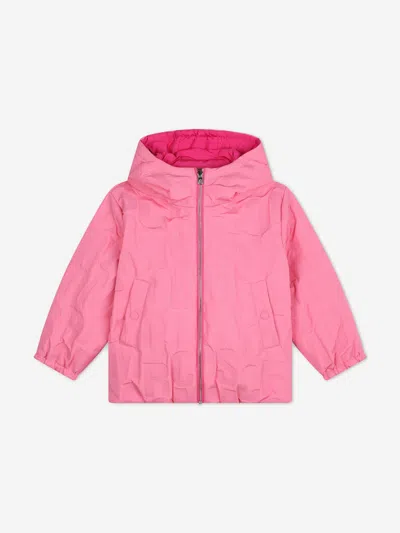 Marc Jacobs Reversible Puffer Jacket In Pink