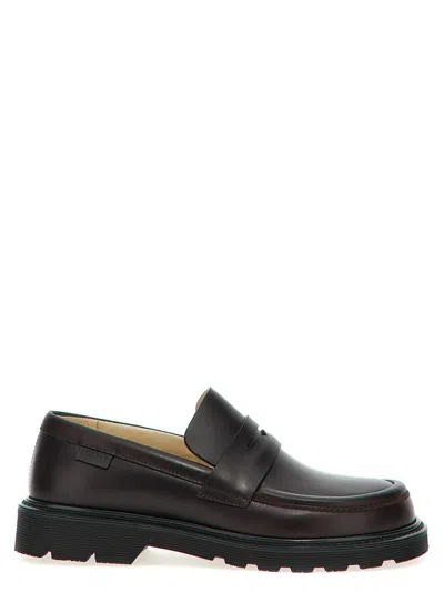 Loewe Blaze Loafers Brown In Brown