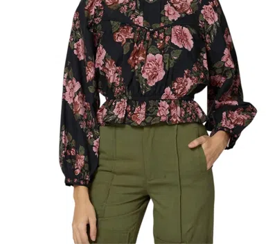 Cleobella Bernadette Floral Print Organic Cotton Top In Multi