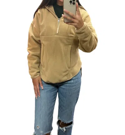 Southern Marsh Grace Yoga Hoodie In Tan In Multi