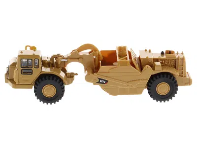 Diecast Model Diecast Masters Cat Caterpillar 627g Auger Scraper Yellow 1/87 (ho) Diecast Model By Diecast Masters