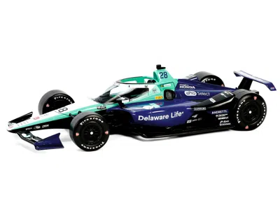 Diecast Model Greenlight Dallara Indycar #28 Marcus Ericsson "delaware Life" Andretti Autosport "ntt Indycar Series" (2024) 1