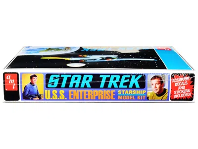 Diecast Model Amt Skill 2 Model Kit U. S.s. Enterprise Ncc-1701 Space Ship "star Trek" 1/650 Scale Model By Amt