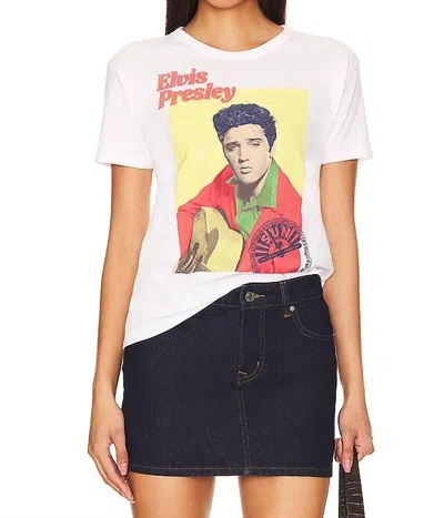 Daydreamer Sun Records X Elvis Us Tour 1954 Ringer Tee In White