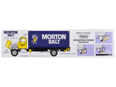 Diecast Model Amt Skill 3 Model Kit Ford Louisville Line Short Hauler "morton Salt" 1/25 Scale Model By Amt