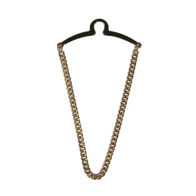 Competition Inc. Men's Single Loop Tie Chain In Gold