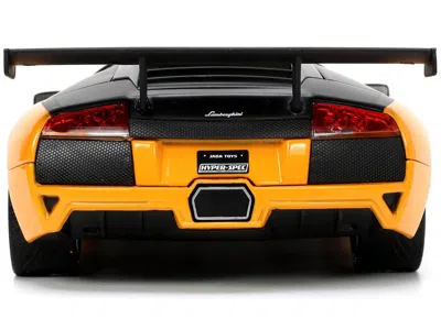 Diecast Model Jada Lamborghini Murcielago Lp 640 Yellow Metallic And Matt Black "hyper-spec" Series 1/24 Diecast Model