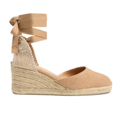 Shop Castaã±er Carina Dvf 6 Espadrille Sandal In Toast In Multi
