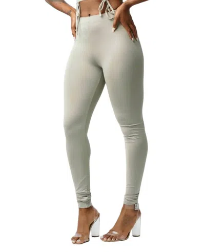 Hot & Delicious Sleeveless Pant Set In Sage In Multi