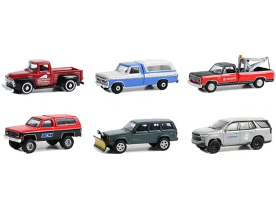 Diecast Model Greenlight Blue Collar Collection Set Of 6 Pieces Series 12 1/64 Diecast Model Cars By Greenlight
