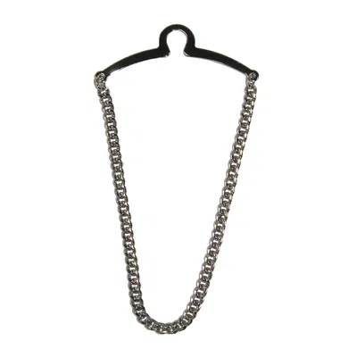 Competition Inc. Men's Single Loop Tie Chain In Silver