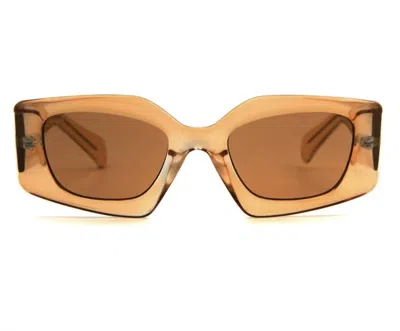 Tiwi Women's Seoul Sunset Bliss Sunglasses In Peach In Pink