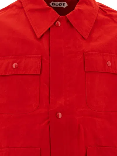Bode Men's Jackets In Red