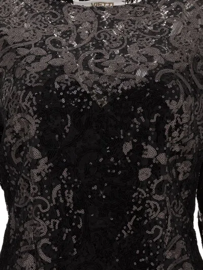 Fit F.it Paillettes Blouse In Black