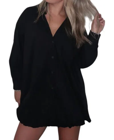 Klesis After Hours Bubble Dress In Black In Black