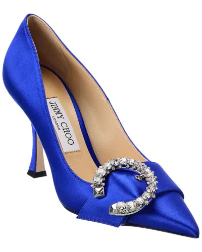 Jimmy Choo 70mm Melva Pointed Toe Pumps In Blue