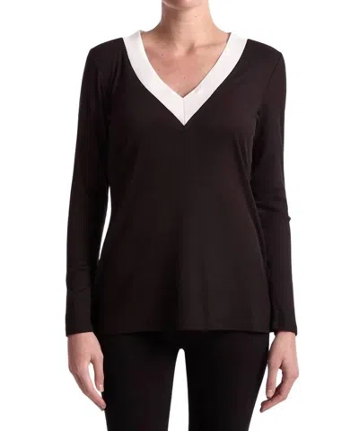CAPSULE121 ARIES TOP IN BLACK/WHITE 