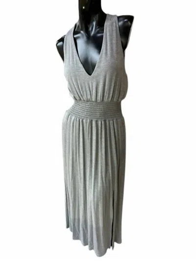 Iris Setlakwe Halter Dress In Mid Grey In Grey
