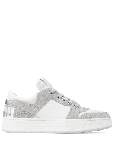 Jimmy Choo Florent Sneakers In Silver