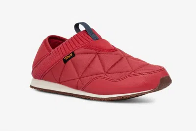Teva Reember Moccasin Shoes In Cranberry In Pink