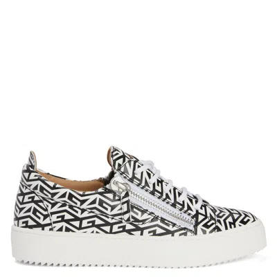 Giuseppe Zanotti Gail Monogram Low-top Sneakers In Multi