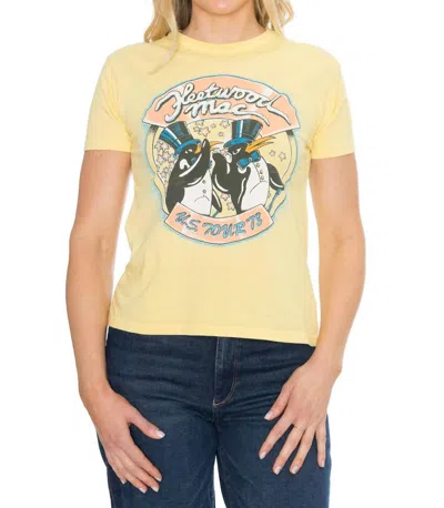 Daydreamer Fleetwood Mac Us Tour 78 Ringer Tee Top In Yellow Bloom In Multi