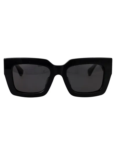 Bottega Veneta Sunglasses In 001 Black Black Grey