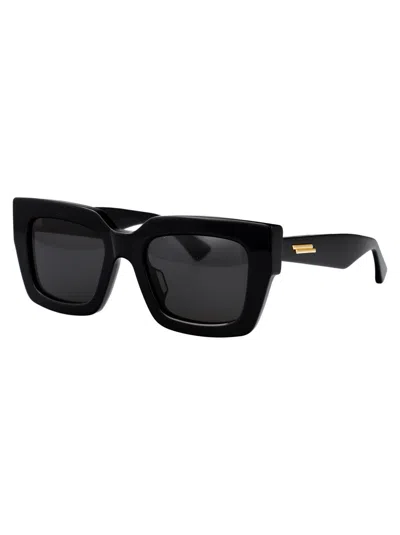 Bottega Veneta Sunglasses In 001 Black Black Grey
