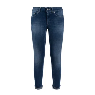 Dondup Belt-loop Jeans In Blue