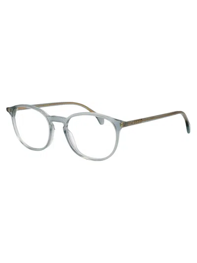 Gucci Demo Rectangular Men's Eyeglasses Gg0006oan 001 55 In Grey-grey-transparent