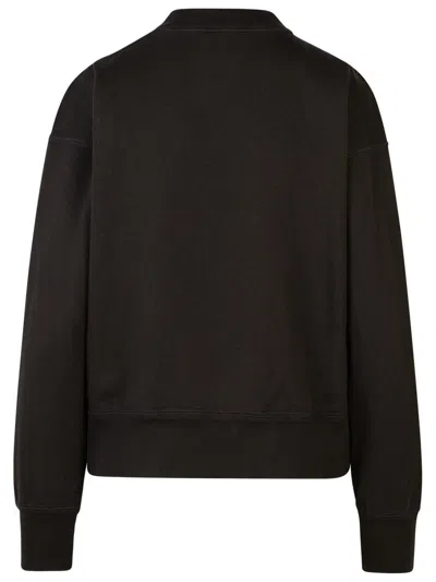 Isabel Marant Étoile Isabel Marant Etoile Moby Sweatshirt With Flocked Logo In Black