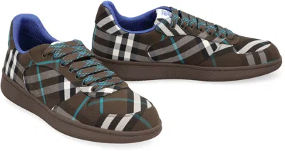 Shop Burberry Terrace Low-top Sneakers In Green